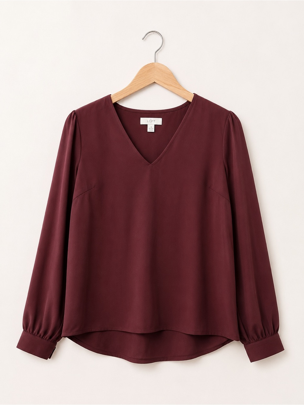 H&M Women's V-Neck Long Sleeve Blouss Medium 10